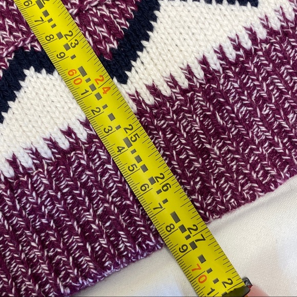 Old Navy Multicolor Purple Fair Isle Knitted Sweater - Picture 11 of 16